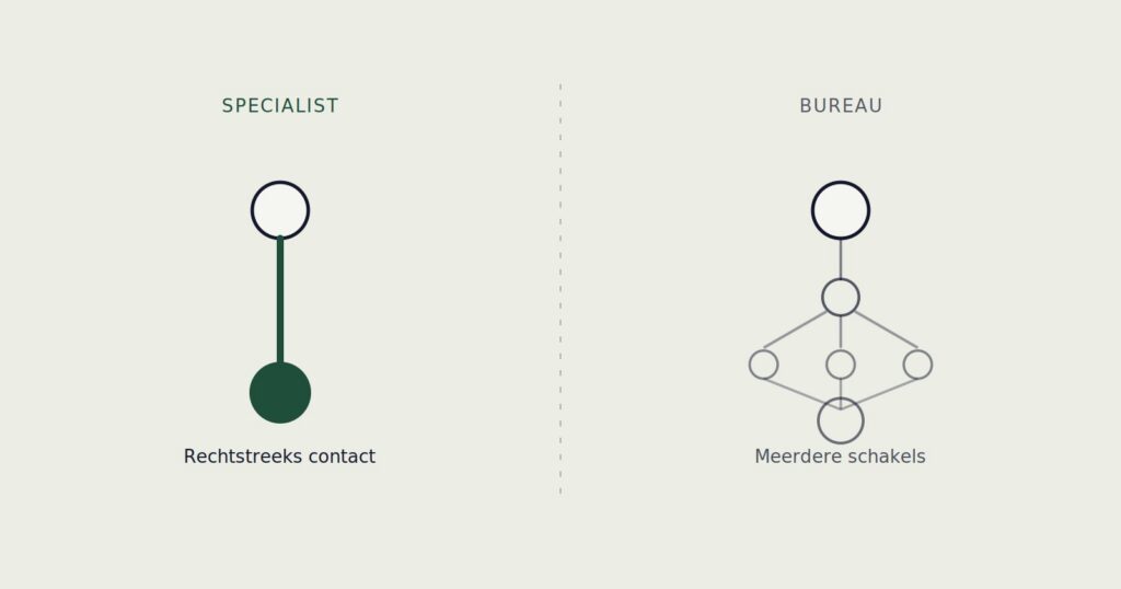 Specialist vs. bureau Google Ads specialist of marketingbureau?